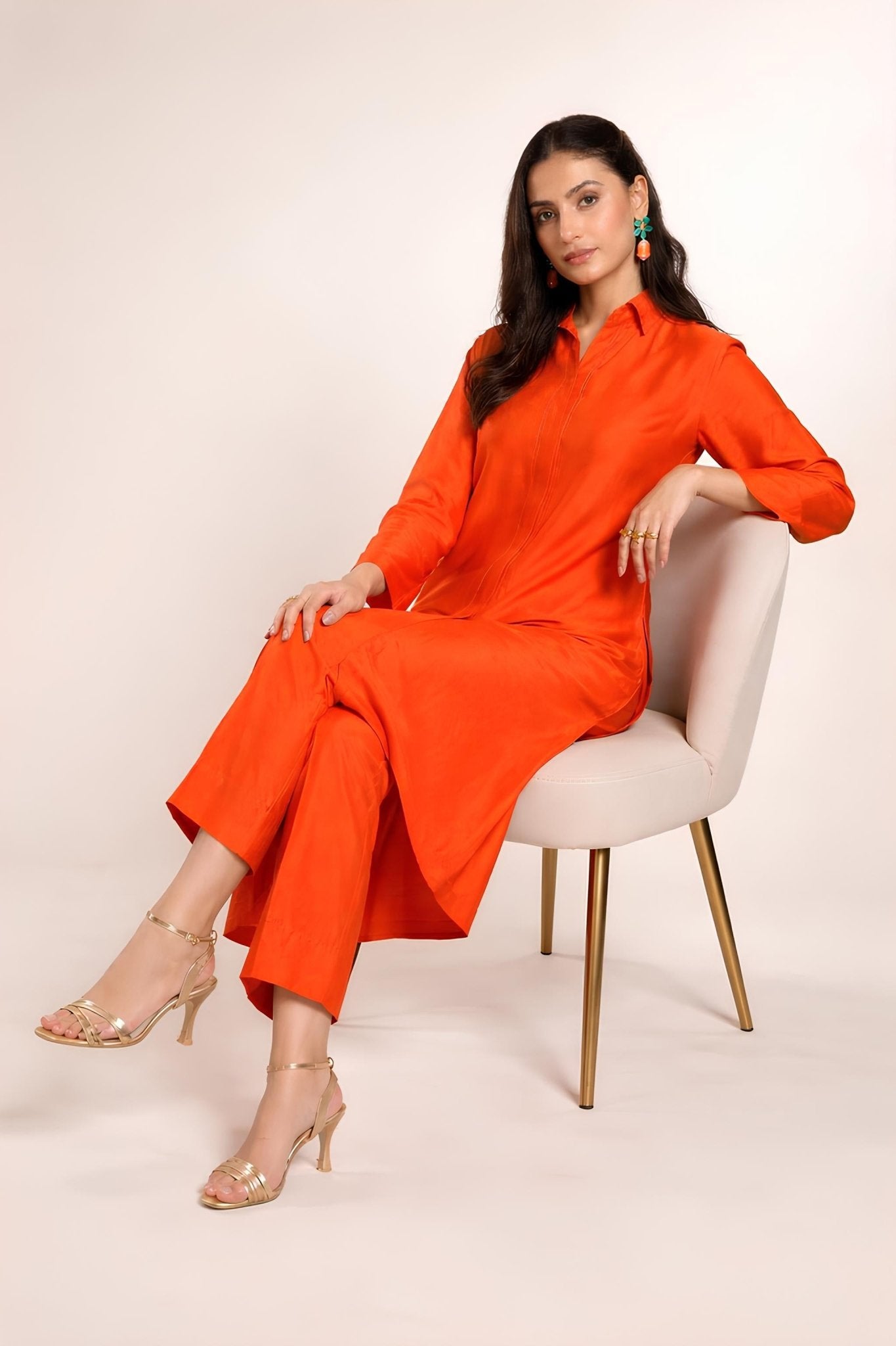 LUXURY PAJAMA SET embroidered kurta in XS – Subahstore South Asian fashion