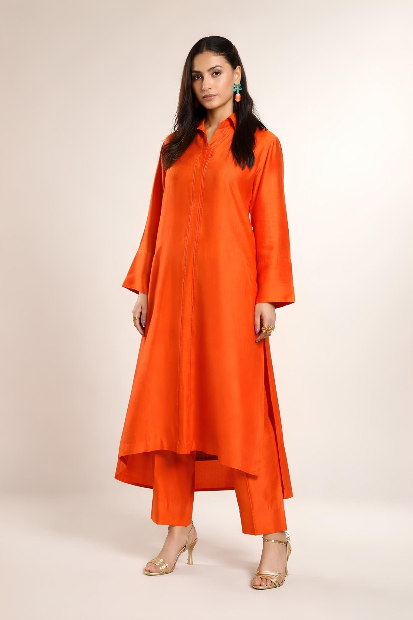 LUXURY PAJAMA SET embroidered kurta in XS – Subahstore South Asian fashion