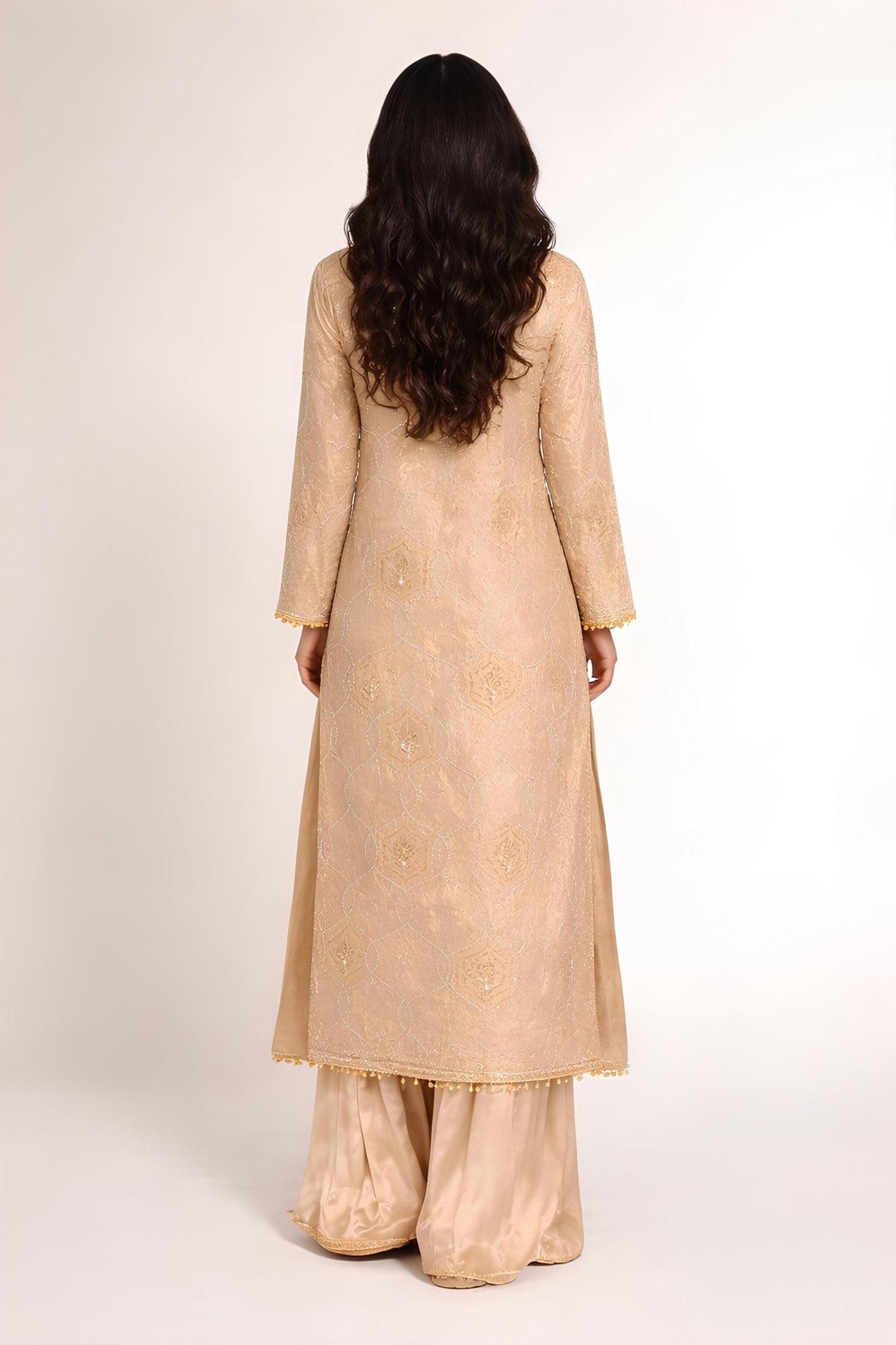 SHAMOZ DESIGNER SET embroidered kurta in XS – Subahstore South Asian fashion