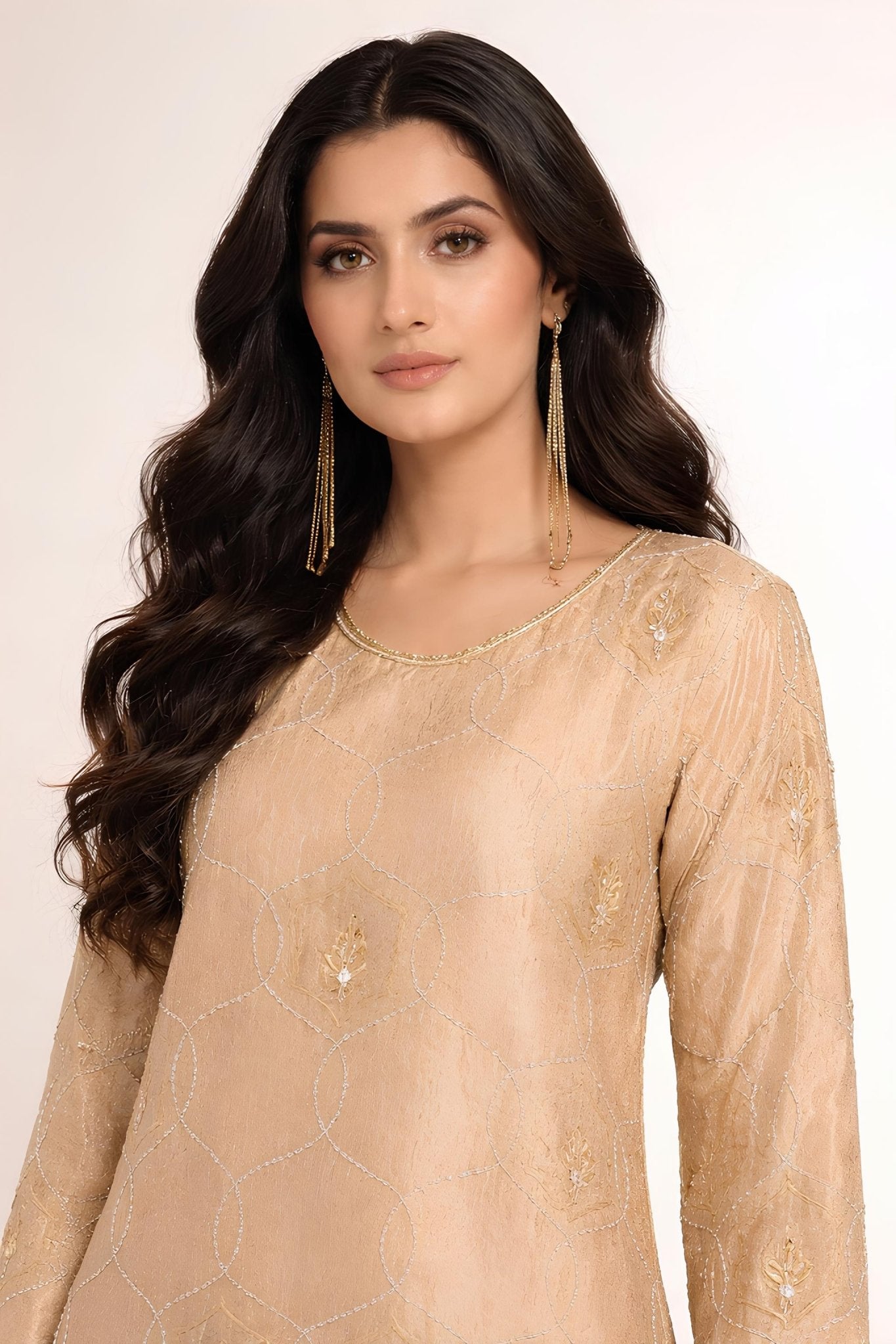 SHAMOZ DESIGNER SET embroidered kurta in XS – Subahstore South Asian fashion